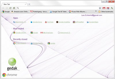 GEDAK Theme v1alpha из интернет-магазина Chrome будет работать с онлайн-версией OffiDocs Chromium