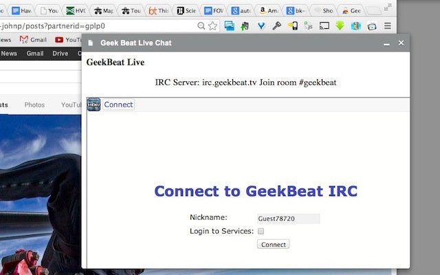 क्रोम वेब स्टोर से गीक बीट चैट को ऑनलाइन ऑफीडॉक्स क्रोमियम के साथ चलाया जाएगा