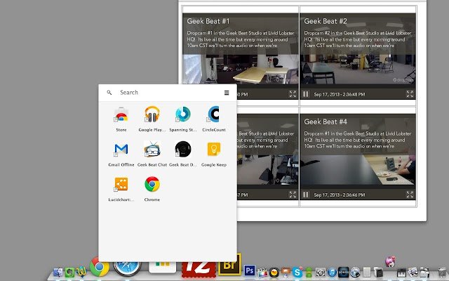Geek Beat Dropcams dal Chrome Web Store da eseguire con OffiDocs Chromium online