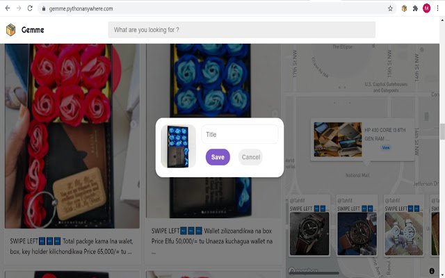 Gemme Save Button  from Chrome web store to be run with OffiDocs Chromium online