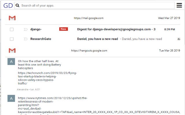 General Data  from Chrome web store to be run with OffiDocs Chromium online
