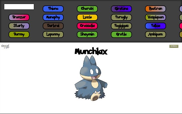Generation 4 Pokédex  from Chrome web store to be run with OffiDocs Chromium online