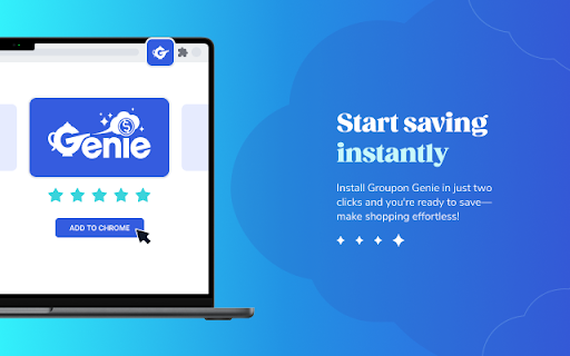 Genie by Groupon  from Chrome web store to be run with OffiDocs Chromium online
