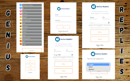 Genius Replies  from Chrome web store to be run with OffiDocs Chromium online