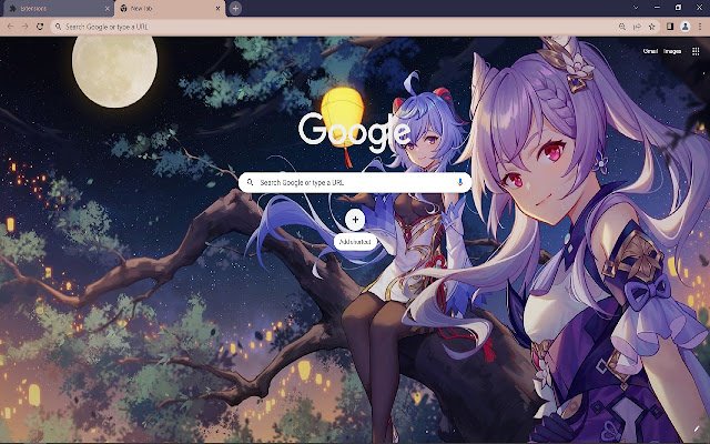 Genshin Impact 2 Browser Theme  from Chrome web store to be run with OffiDocs Chromium online