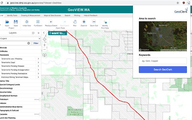GeoClerk Spatial Lookup  from Chrome web store to be run with OffiDocs Chromium online