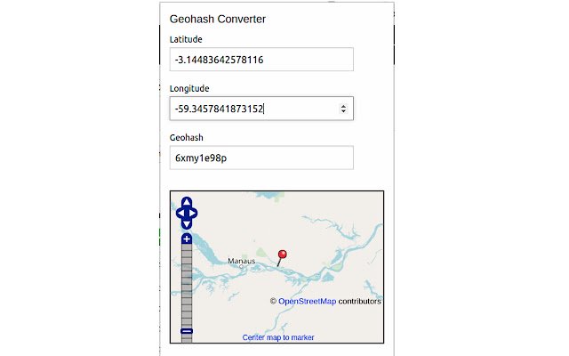 Geohash Converter  from Chrome web store to be run with OffiDocs Chromium online