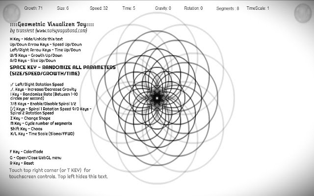 La herramienta Geometric Visualizer de Chrome web store se ejecutará con OffiDocs Chromium en línea