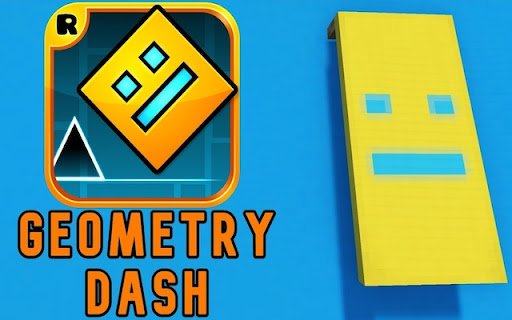 Geometry Dash Lite  from Chrome web store to be run with OffiDocs Chromium online