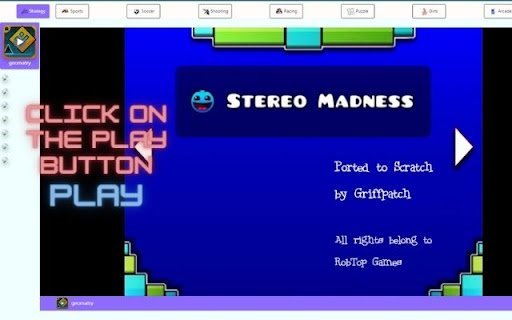 Geometry Dash Online  from Chrome web store to be run with OffiDocs Chromium online