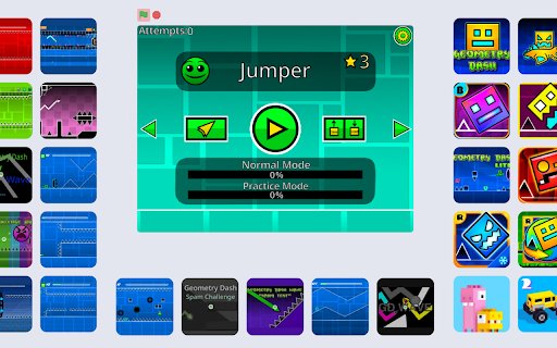 Geometry Dash Spam  from Chrome web store to be run with OffiDocs Chromium online