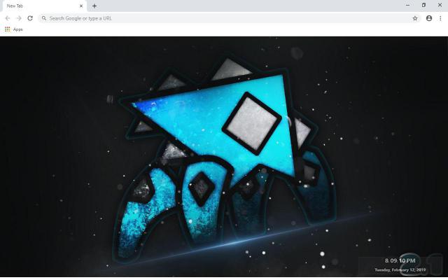 OffiDocs Chromium online で実行される Chrome Web ストアの Geometry Dash Wallpaper