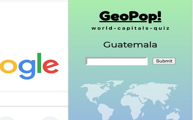 GeoPop! dal Chrome Web Store per essere eseguito con OffiDocs Chromium online