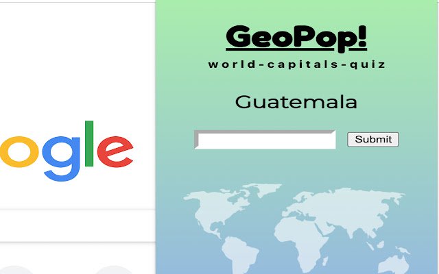 GeoPop! dari toko web Chrome untuk dijalankan dengan OffiDocs Chromium online