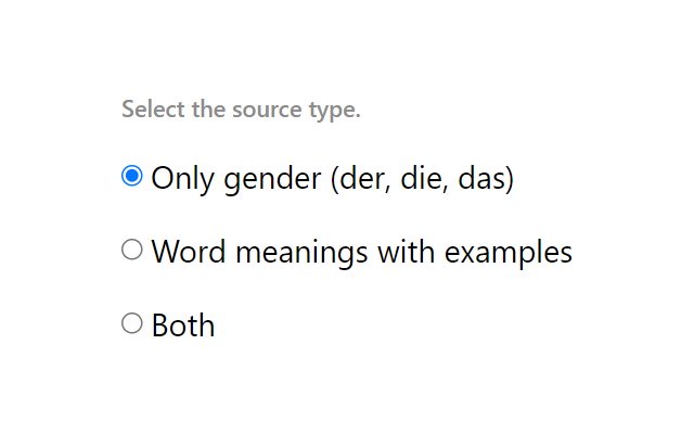 พจนานุกรมภาษาเยอรมันในคำแนะนำเครื่องมือจาก Chrome เว็บสโตร์ที่จะเรียกใช้ด้วย OffiDocs Chromium ออนไลน์