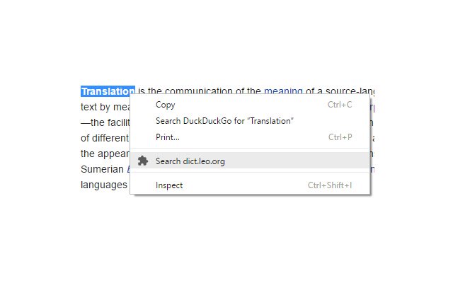 El traductor de palabras alemán inglés de Chrome web store se ejecutará con OffiDocs Chromium en línea
