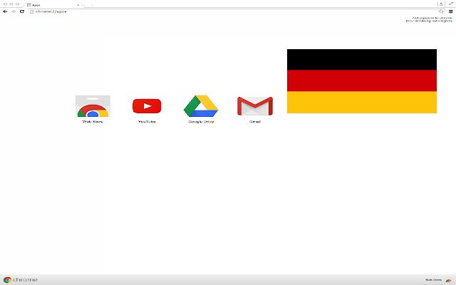 German Theme  from Chrome web store to be run with OffiDocs Chromium online