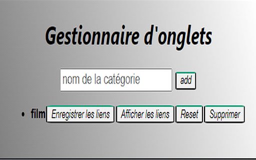 Gestionnaire donglets  from Chrome web store to be run with OffiDocs Chromium online
