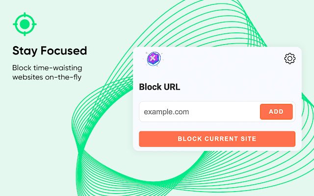 GetBlockSite  from Chrome web store to be run with OffiDocs Chromium online