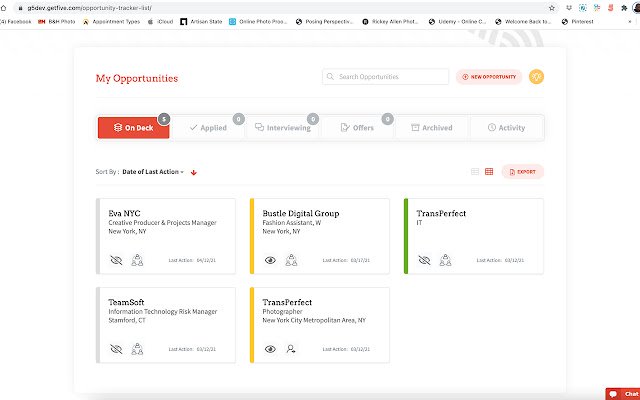ক্রোম ওয়েব স্টোর থেকে GetFive Tracker OffiDocs Chromium অনলাইনে চালানো হবে