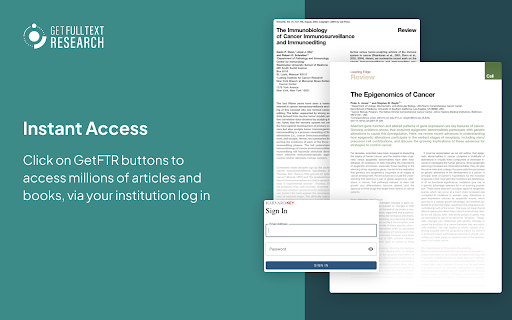 Get Full Text Research (GetFTR) from Chrome web store to be run with OffiDocs Chromium online Get Full Text Research (GetFTR) from Chrome web store to be run with OffiDocs Chromium online