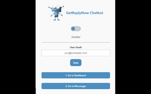GetReplyNow – AI Automation for Facebook Marketplace  from Chrome web store to be run with OffiDocs Chromium online