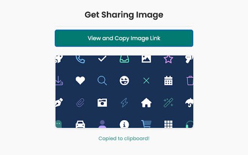 Get Sharing Image  from Chrome web store to be run with OffiDocs Chromium online