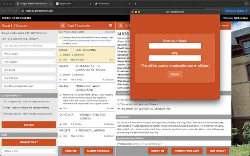 GetTheDamClass  from Chrome web store to be run with OffiDocs Chromium online