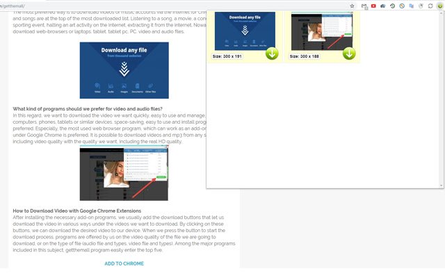 Getthemall Downloader ze sklepu internetowego Chrome do uruchomienia z OffiDocs Chromium online