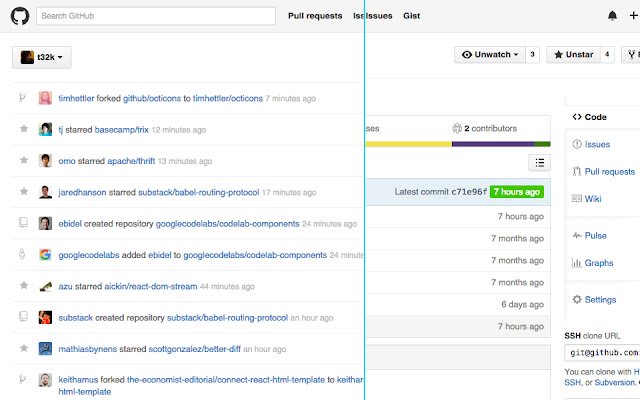 gFaceee for better GitHub UI from Chrome web store to be run with OffiDocs Chromium online gFaceee for better GitHub UI from Chrome web store to be run with OffiDocs Chromium online