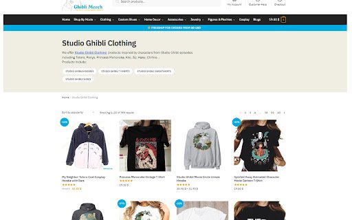 Ghibli Merch  from Chrome web store to be run with OffiDocs Chromium online