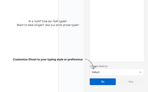 Ghost  from Chrome web store to be run with OffiDocs Chromium online