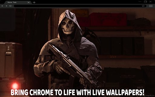 Ghost Riley Call Of Duty: Modern Warfare Live Wallpaper  from Chrome web store to be run with OffiDocs Chromium online