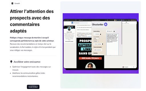 GhostWriter  from Chrome web store to be run with OffiDocs Chromium online