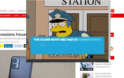 GIFAI (fast reading text to video)  from Chrome web store to be run with OffiDocs Chromium online