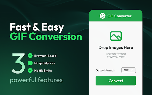 GIF Converter  from Chrome web store to be run with OffiDocs Chromium online