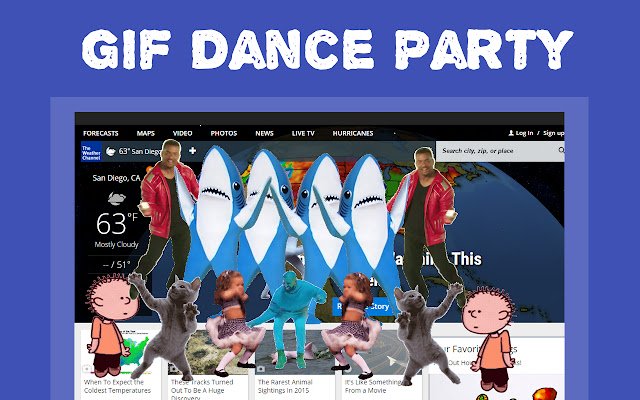 GIF Dance Party Extension  from Chrome web store to be run with OffiDocs Chromium online GIF Dance Party Extension  from Chrome web store to be run with OffiDocs Chromium online