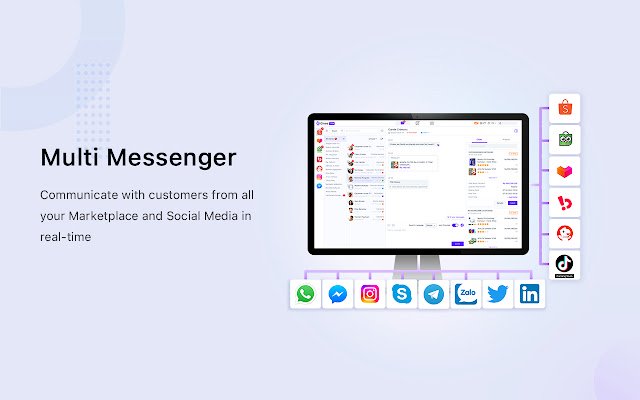 Ginee Chat Multi Messenger برای همه کانال‌ها از فروشگاه وب کروم برای اجرا با OffiDocs Chromium به صورت آنلاین