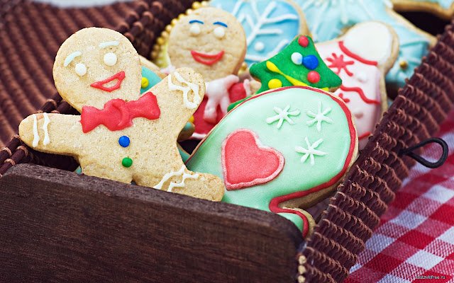 Gingerbread Men  from Chrome web store to be run with OffiDocs Chromium online