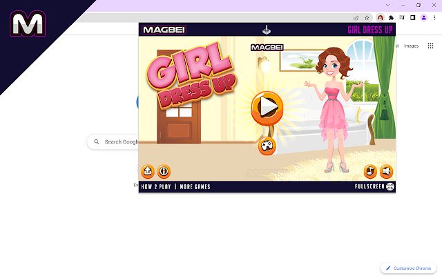 Girl Dress Up Game viene eseguito offline dal Chrome Web Store per essere eseguito con OffiDocs Chromium online