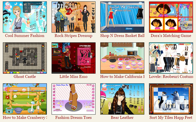 Girl Games  from Chrome web store to be run with OffiDocs Chromium online