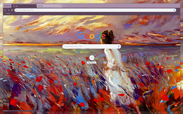 Ragazza sul campo dal Chrome Web Store da eseguire con OffiDocs Chromium online