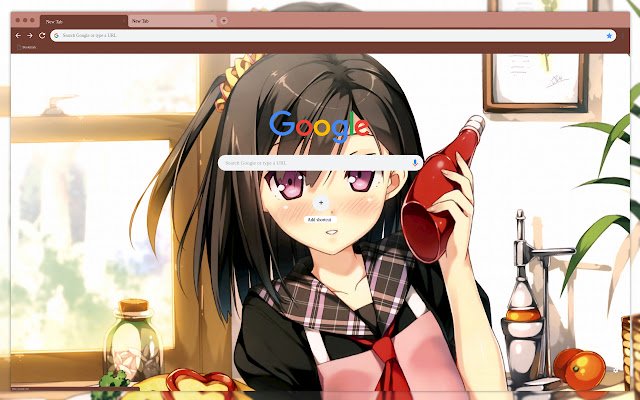 Chrome ウェブストアのキッチンの女の子が OffiDocs Chromium オンラインで実行される