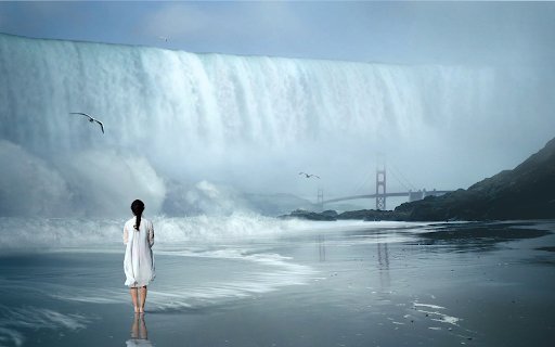 Girl looking at ocean waves  from Chrome web store to be run with OffiDocs Chromium online Girl looking at ocean waves  from Chrome web store to be run with OffiDocs Chromium online