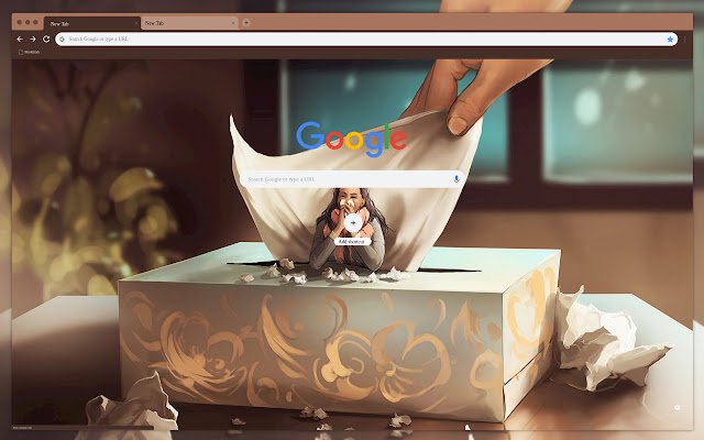 Girl napkin  from Chrome web store to be run with OffiDocs Chromium online