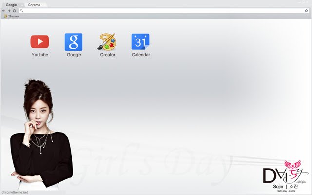 Girls Day Sojin Theme  from Chrome web store to be run with OffiDocs Chromium online