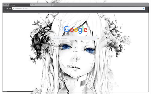 Chrome 网上商店的蓝眼睛女孩将通过 OffiDocs Chromium 在线运行