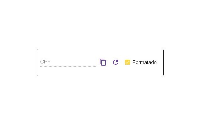 Girwell CPF Generator dal Chrome web store da eseguire con OffiDocs Chromium online