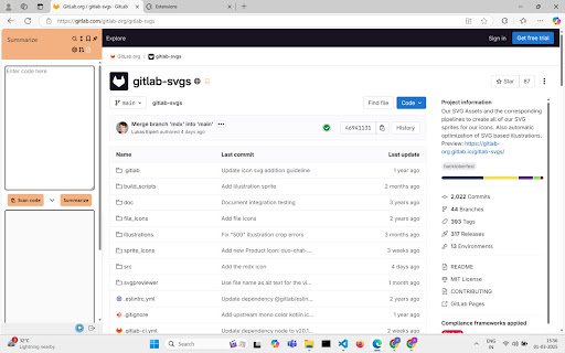 GitCharge  from Chrome web store to be run with OffiDocs Chromium online