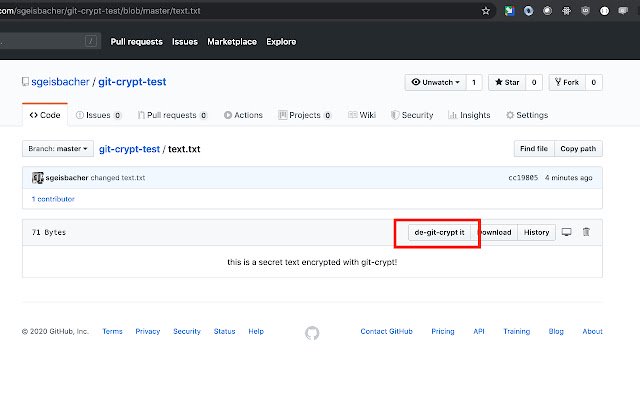 git crypt decrypter daripada kedai web Chrome untuk dijalankan dengan OffiDocs Chromium dalam talian